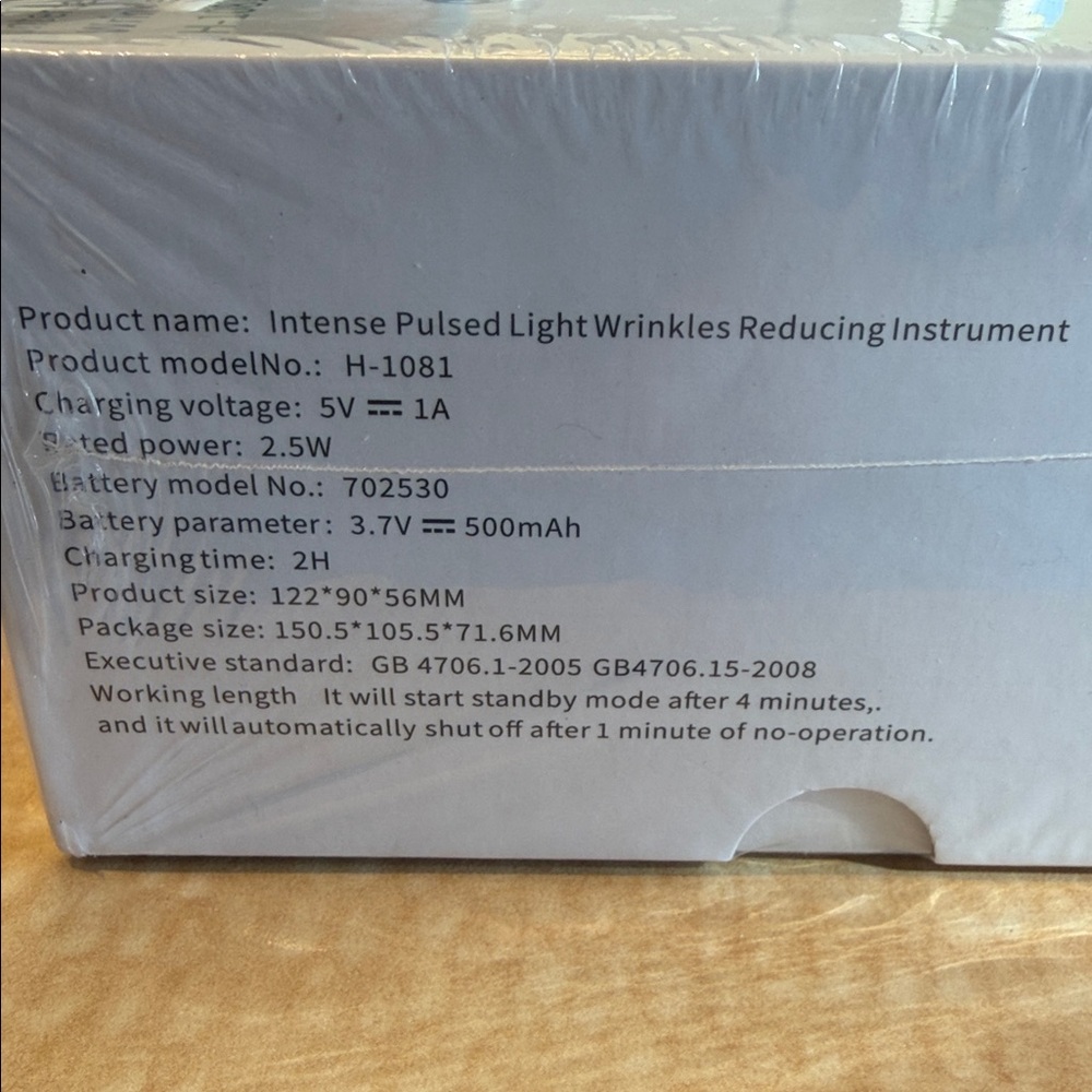 H-1081 Intense Pulsed Light Wrinkle Reducing Instrument - White - Picture 3 of 3